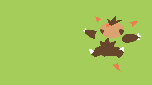 Green background cartoon character carrot free wallpaper for desktop - medium preview image