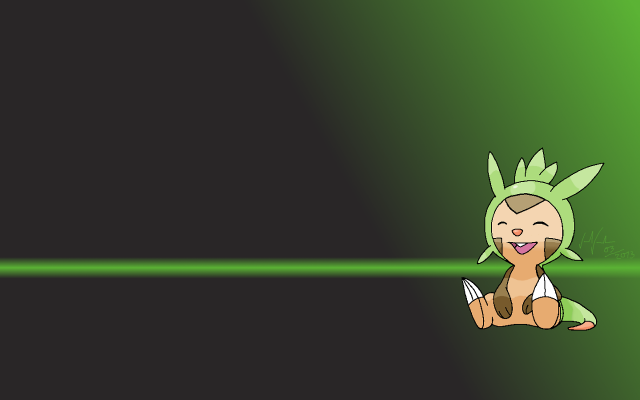 Cartoon character sitting ground green free wallpaper for desktop - medium preview image