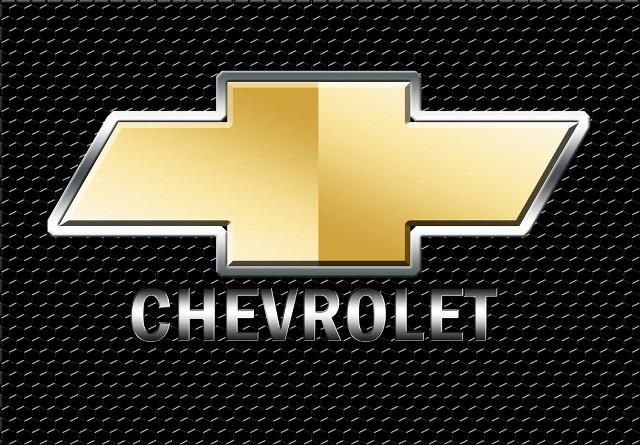 Chevrolet logo black background gold free wallpaper for desktop - medium preview image