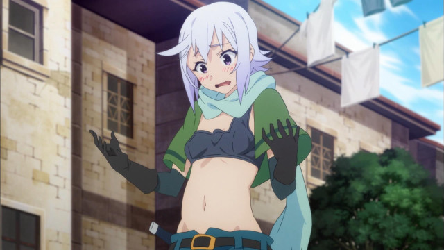 Woman bikini building arms out free wallpaper for desktop - medium preview image