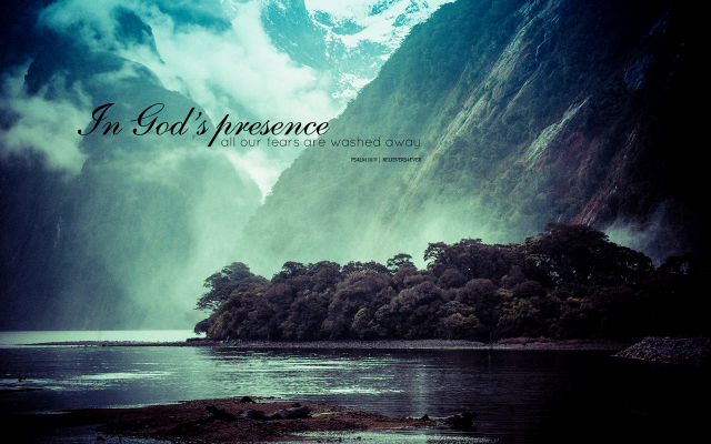 Mountain river quote in gods free wallpaper for desktop - medium preview image