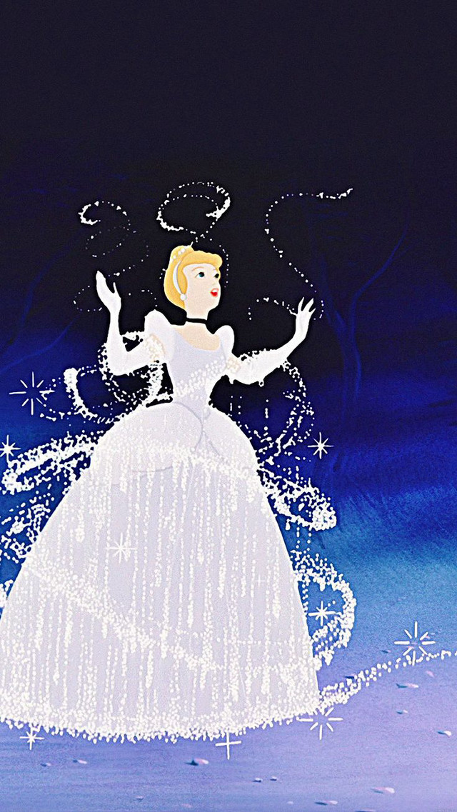 Princess white dress snowflake arms free wallpaper for mobile - medium preview image