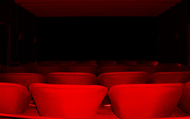 Red chairs black background red free wallpaper for desktop - medium preview image