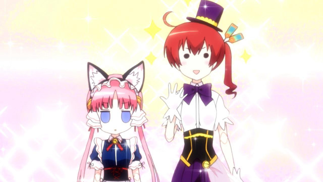 Anime characters yellow background stars free wallpaper for desktop - medium preview image