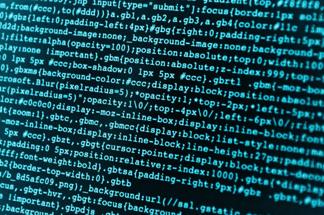 Computer screen blue text black #2 free wallpaper for desktop - medium preview image