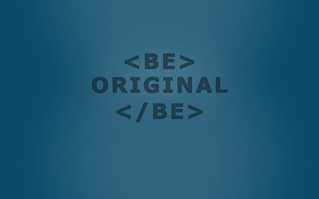 Blue black white text be free wallpaper for desktop - medium preview image