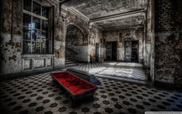 Large room checkered floor red free wallpaper for desktop - medium preview image