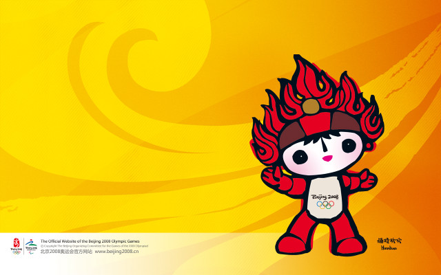 Cartoon character red hat fire free wallpaper for desktop - medium preview image