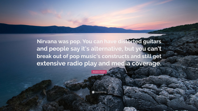 Nirvana pop alternative guitars quote free wallpaper for desktop - medium preview image