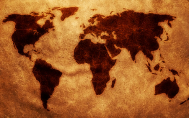 World map brown background brown free wallpaper for desktop - medium preview image