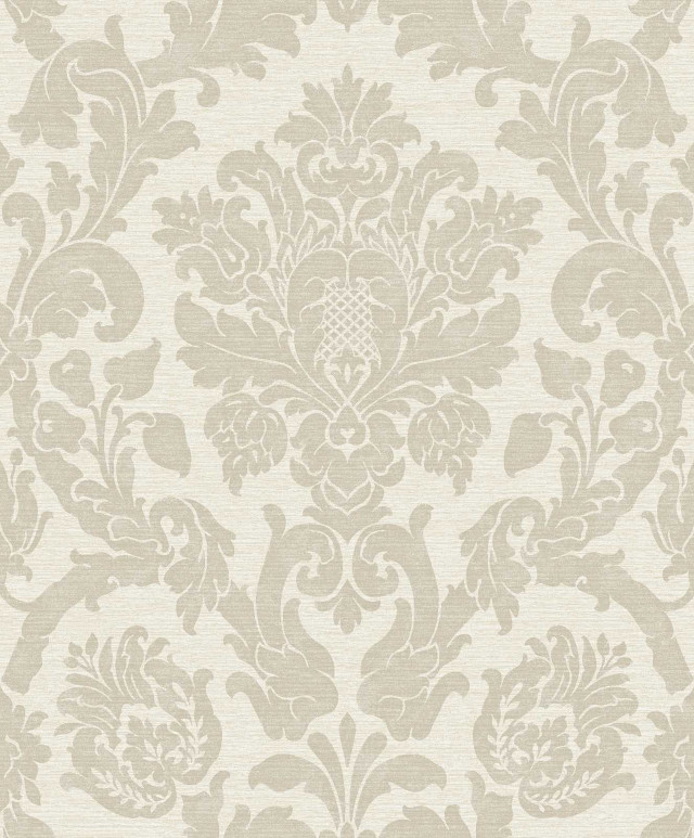 Beige white wallpaper floral design #2 free wallpaper for mobile - medium preview image