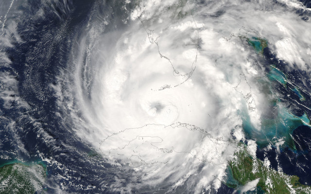 Satellite hurricane ocean cloud green free wallpaper for desktop - medium preview image