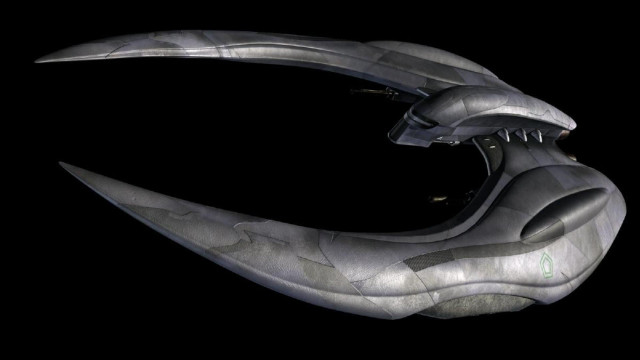 Futuristic object large mouth large free wallpaper for desktop - medium preview image