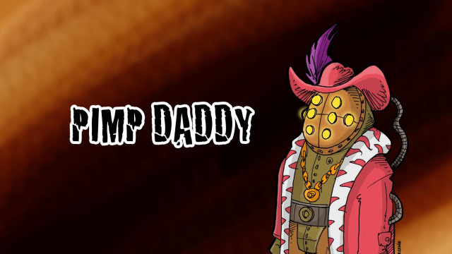 Cartoon character pink hat outfit free wallpaper for desktop - medium preview image