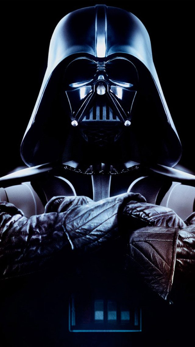 Darth vader man holding hands free wallpaper for mobile - medium preview image