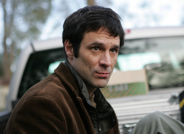 Man sitting ground truck background free wallpaper for desktop - medium preview image