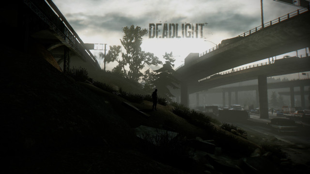 Person standing dark area deadlight free wallpaper for desktop - medium preview image