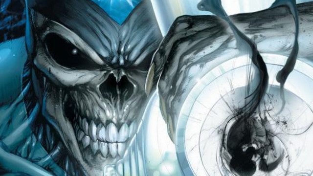 Creepy alien huge head knife free wallpaper for desktop - medium preview image