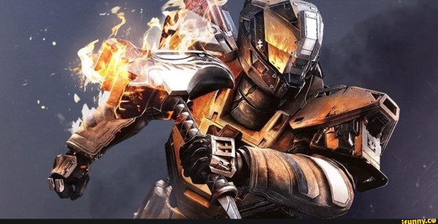 Man suit fire sword fireball free wallpaper for desktop - medium preview image