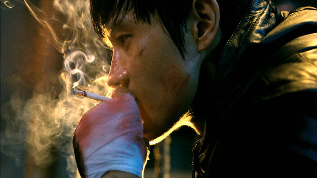 Man smoking cigarette heavy smoke free wallpaper for desktop - medium preview image