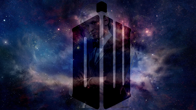 Doctor gun space stars blue free wallpaper for desktop - medium preview image