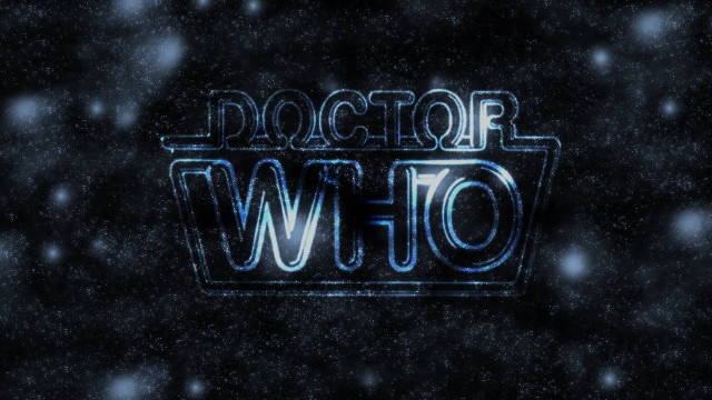 Doctor who logo snow snowflakes free wallpaper for desktop - medium preview image