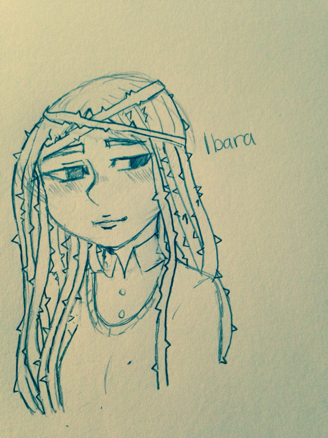 Girl long hair crown leaves free wallpaper for mobile - medium preview image