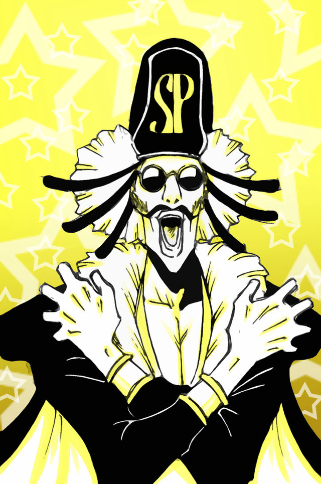 Cartoon character hat cape star free wallpaper for mobile - medium preview image