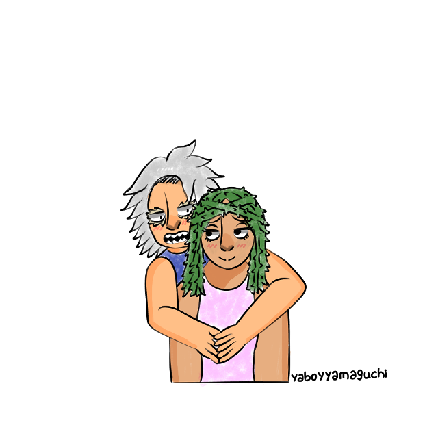 Man hugging woman green headband free wallpaper for tablet - medium preview image