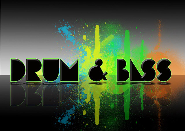 Black green logo drum and free wallpaper for desktop - medium preview image