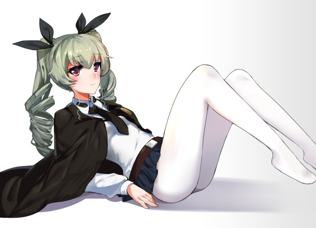 Alice prin white hair military free wallpaper for desktop - medium preview image