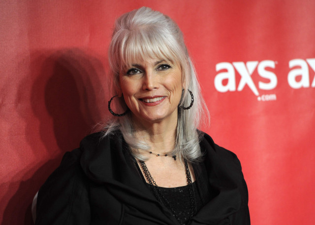 White haired woman smiling red free wallpaper for desktop - medium preview image