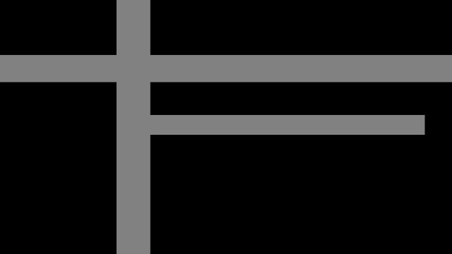 Cross black background white border free wallpaper for desktop - medium preview image