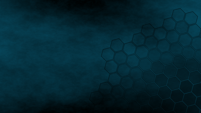 Black blue hexagonal background shapes free wallpaper for desktop - medium preview image