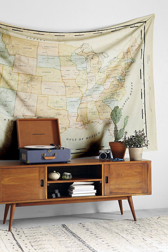 Map united states wooden cabinet free wallpaper for mobile - medium preview image