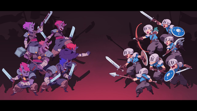 Cartoon group people swords armor #2 free wallpaper for desktop - medium preview image