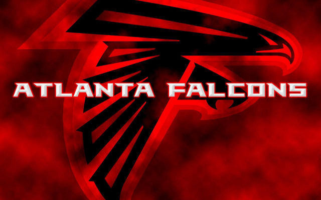 Atlanta football team logo red free wallpaper for desktop - medium preview image