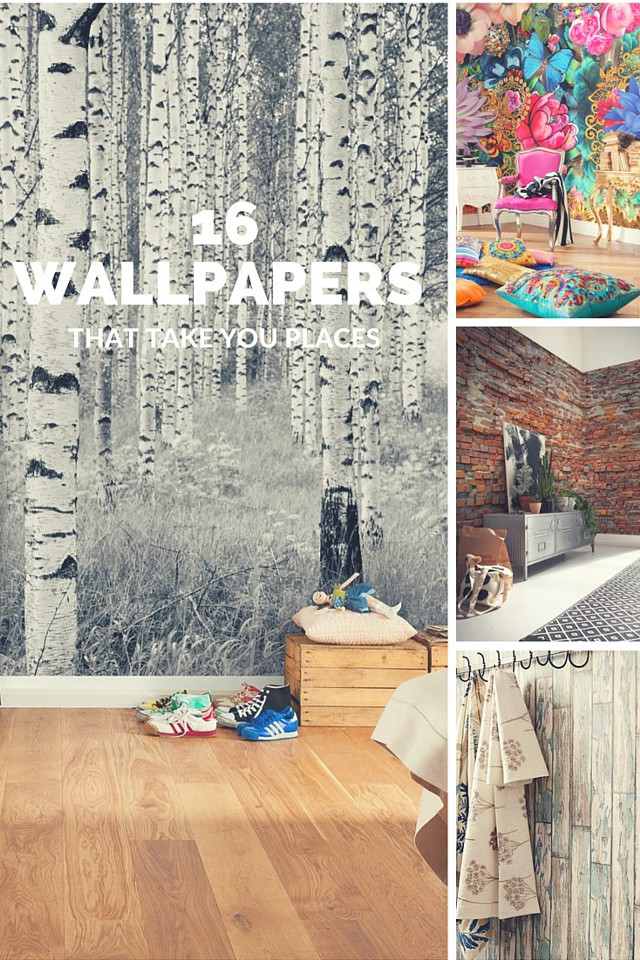 Bedroom collage wallpaper mural wooden free wallpaper for mobile - medium preview image