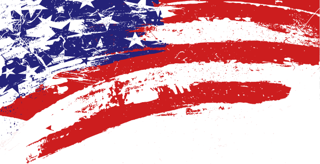 Red white blue flag grunge free wallpaper for desktop - medium preview image