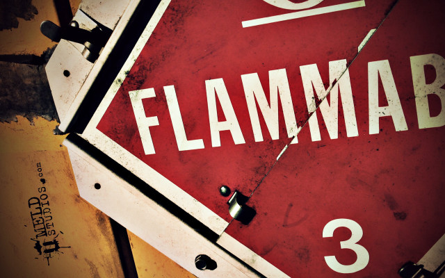 Flammab street sign sky red free wallpaper for desktop - medium preview image