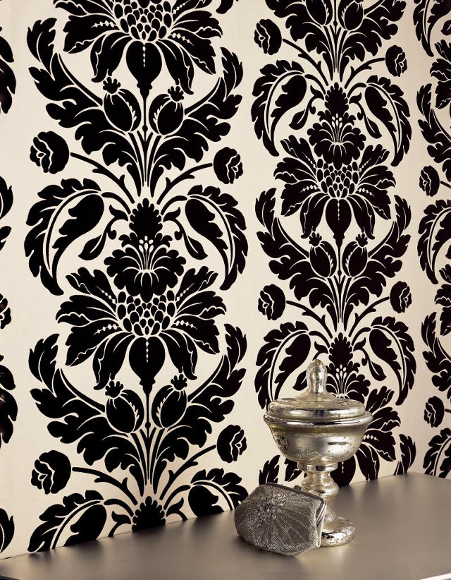 Vase table wallpaper black white free wallpaper for mobile - medium preview image