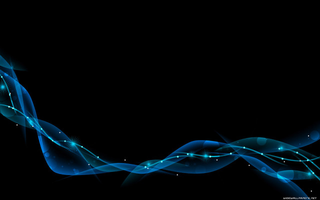 Blue wave light black background #3 free wallpaper for desktop - medium preview image