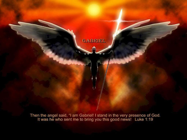 Bird sword angel wings fiery free wallpaper for desktop - medium preview image