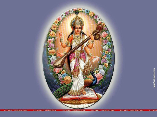 Woman holding flute book painting free wallpaper for desktop - medium preview image