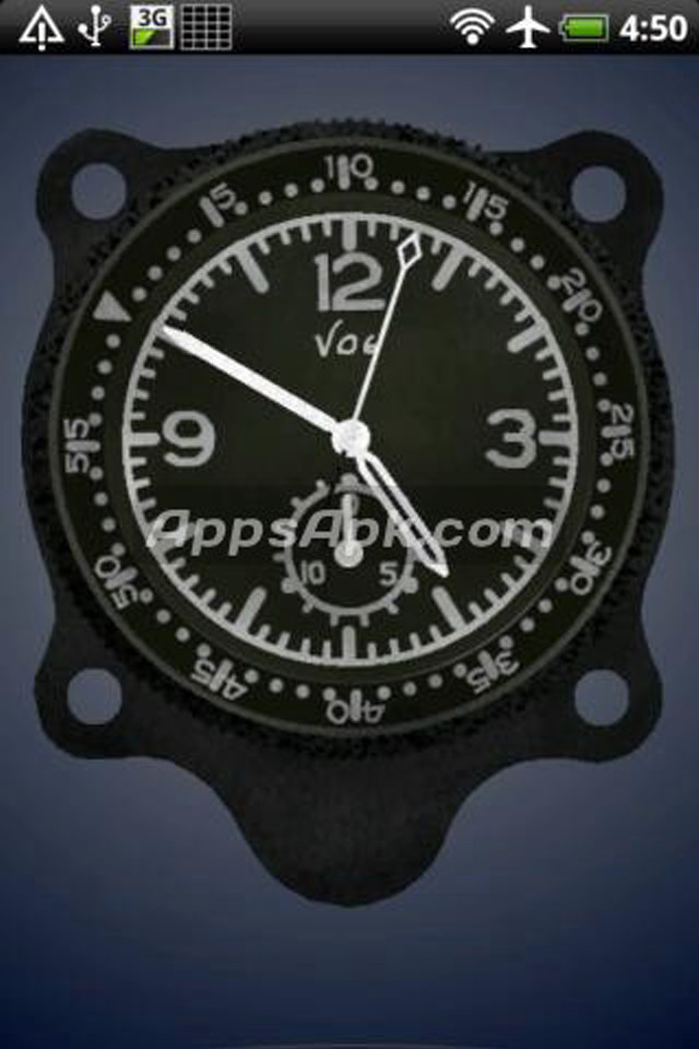 Clock black face white numbers free wallpaper for mobile - medium preview image