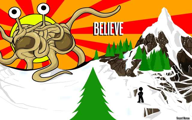 Cartoon man mountain squid back free wallpaper for desktop - medium preview image