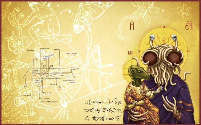 Strange face world map space free wallpaper for desktop - medium preview image