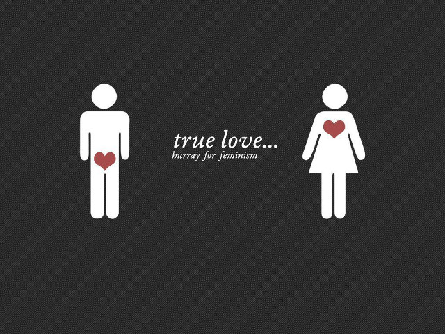 True love hearts couple black free wallpaper for desktop - medium preview image