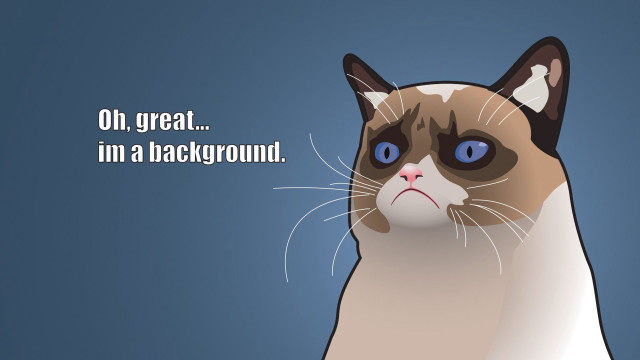 Sad cat quote image png free wallpaper for desktop - medium preview image