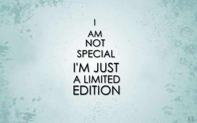 I am not special just #3 free wallpaper for desktop - medium preview image